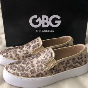 GBC leopard print shoes